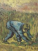 Vincent Van Gogh Reaper with Sickle (nn04) oil